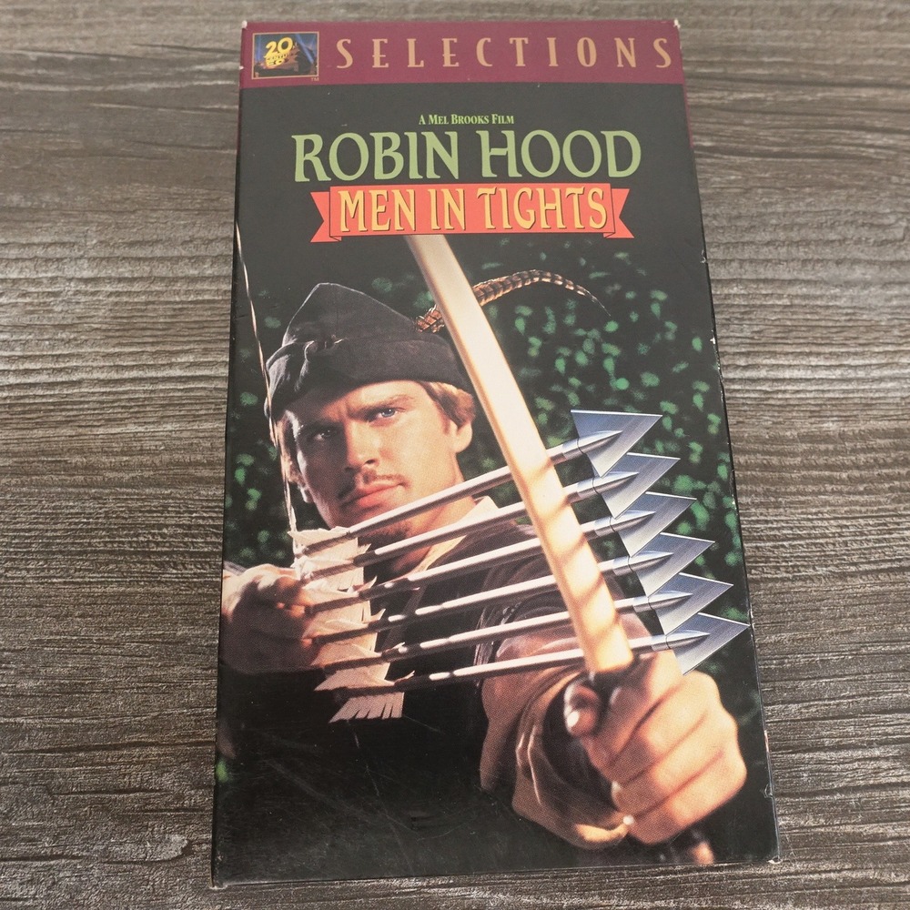 Fox Video Robin Hood Men in Tights VHS Movie Black Good Mel Brooks Comedy 1993